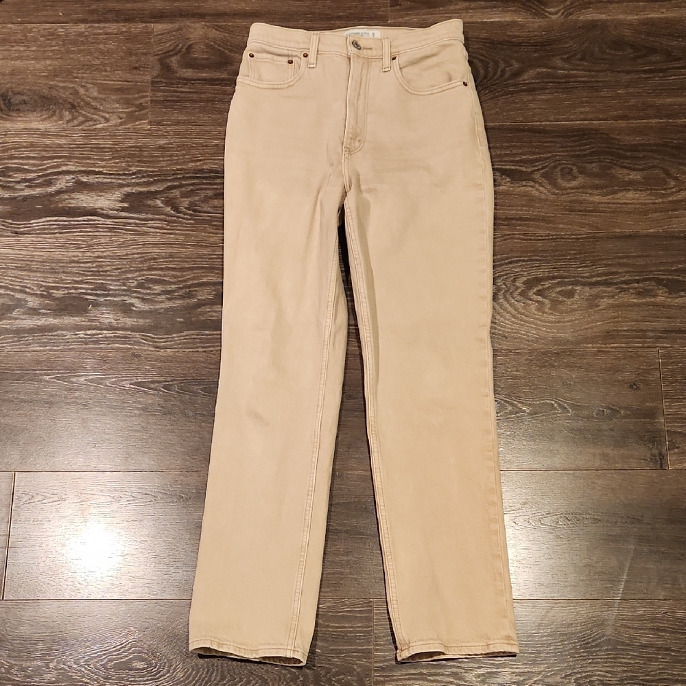 ❤️ ABERCROMBIE & FITCH 90'S STRAIGHT ULTRA HIGH RISE JEANS, 2 (26)